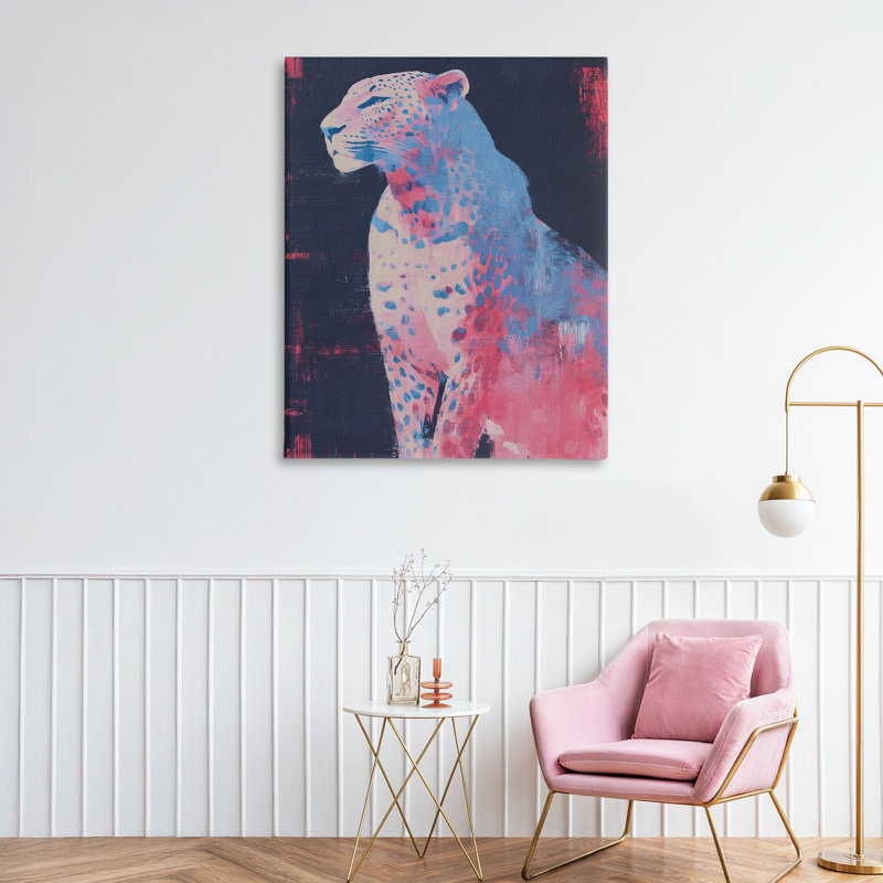 Toile léopard Prédateur, conception de Svetlana Aleynikova, H 40 po x l 30 po