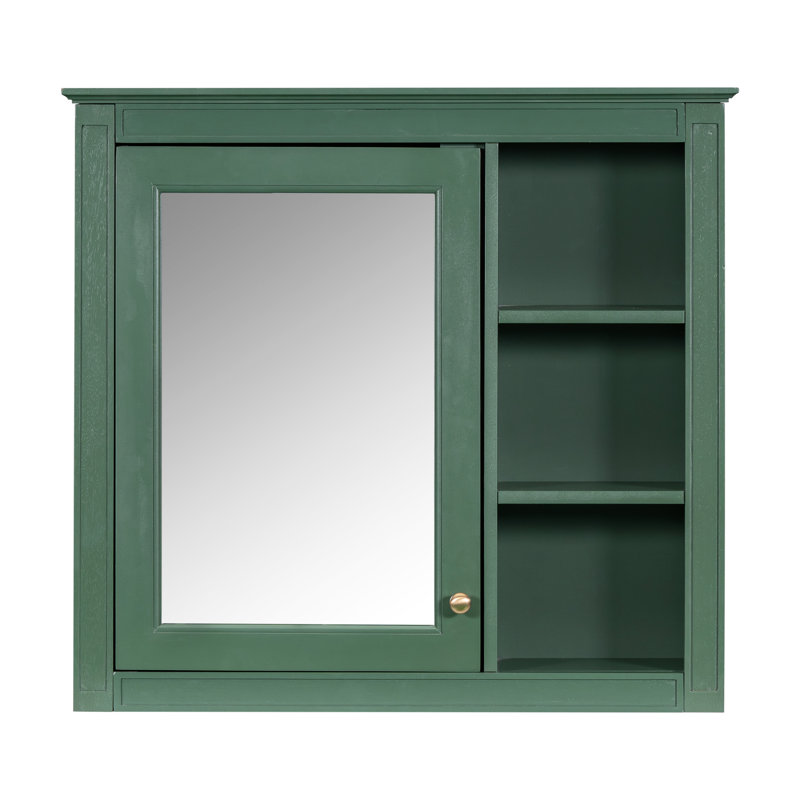 Armoire murale moderne avec miroir. 30 po x 28 po, 5 tablettes et plus, grande capacité de rangement de 28 po, style