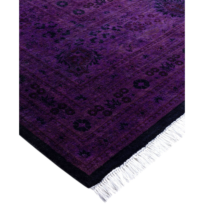 Overdyed One-of-a-Kind 10' 0" X 16' 10" Hand Knotted Area Rug