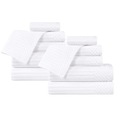 Ruvins 12-Piece Cotton Towel Set