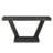 60 Inches Vintage Distressed Solid Wood Console Table, 2-tier Sturdy Entryway Table With Reinforced Double Shelf, Heavy-duty Farmhouse Accent Table For Hallway Living Room Sofa Back-1989967065