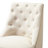 Vail 38.5" H Button-Tufted Task Chair with Solid and Manufactured Wood Base -573482707
