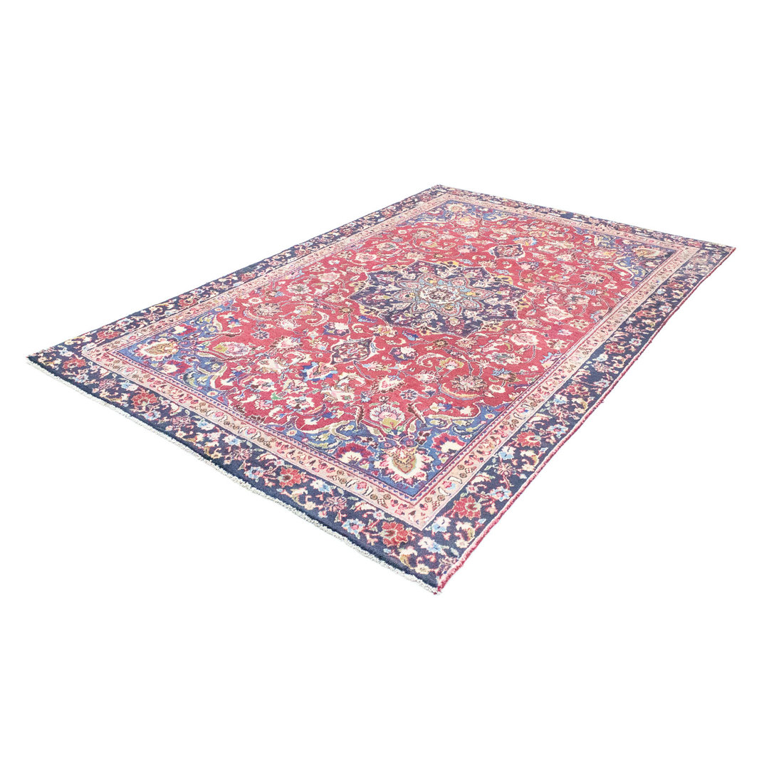 Hand Knotted Wool Red Indoor/Outdoor Rug