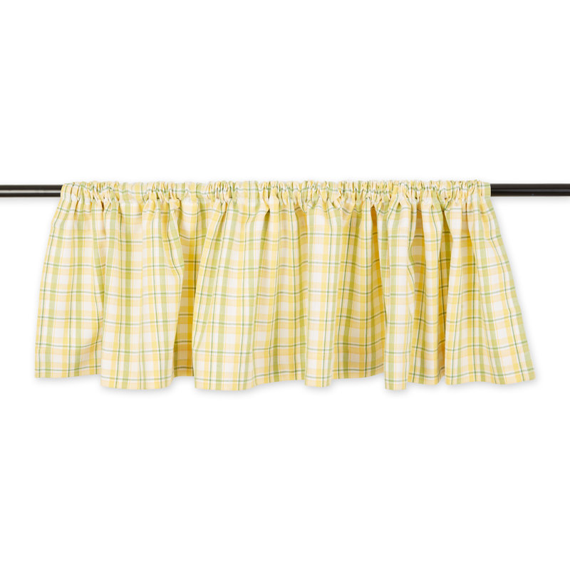 Cantonnière citronnée fraîche citron 72 x 14