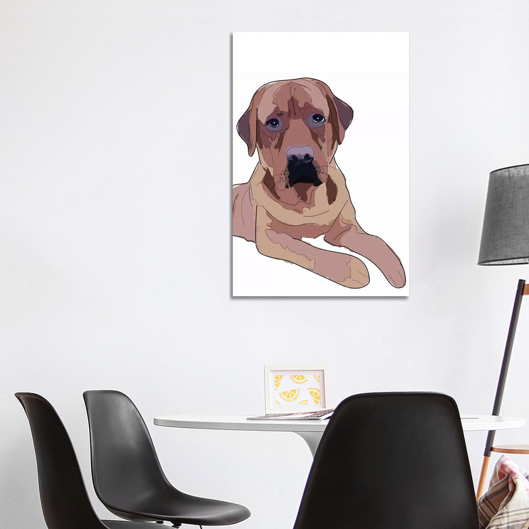 Labrador II von Sketch And Paws - Galerie-verpackte Leinwand Giclée auf Leinwand