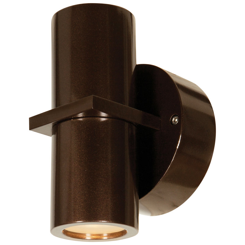 Tasker Wall Light, Fluorescent, Bronze