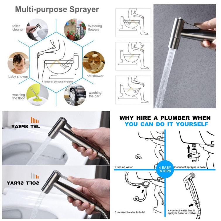 thumbnail interactive-video image 1 of Rebecca Framo Centerset Bidet Tap With Drain – Single Hole, Chrome, For Bathroom Installation 1 of 2
