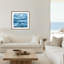 Coastal Retreat Underwater Clouds III by  - Floater Frame Print on Canvas-128918172-128918174-128918178