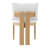 Hadley Modern Organic Rubberwood Dining Chairs with Plush Boucle Upholstery-123514957
