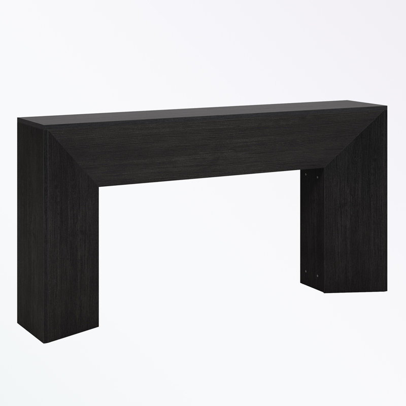 wooden frame Console Table with sturdy Base