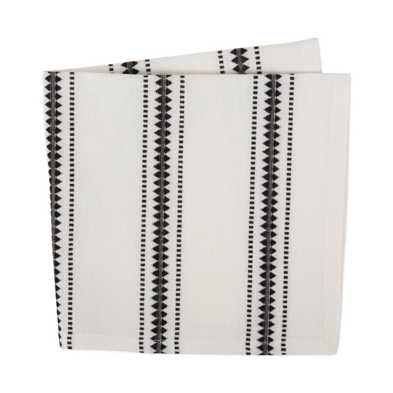 Ophir Cotton Striped Square Napkin