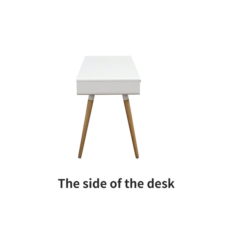 Bureau simple de style européen, Blanc