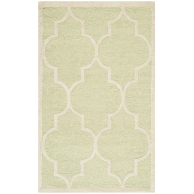 Cannen Hand Tufted Wool Geometric Rug