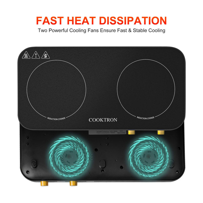 Plaque de cuisson électrique 9,1 po avec 2 brûleurs