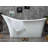 74'' x 33.88'' Soaking Solid Surface Bathtub