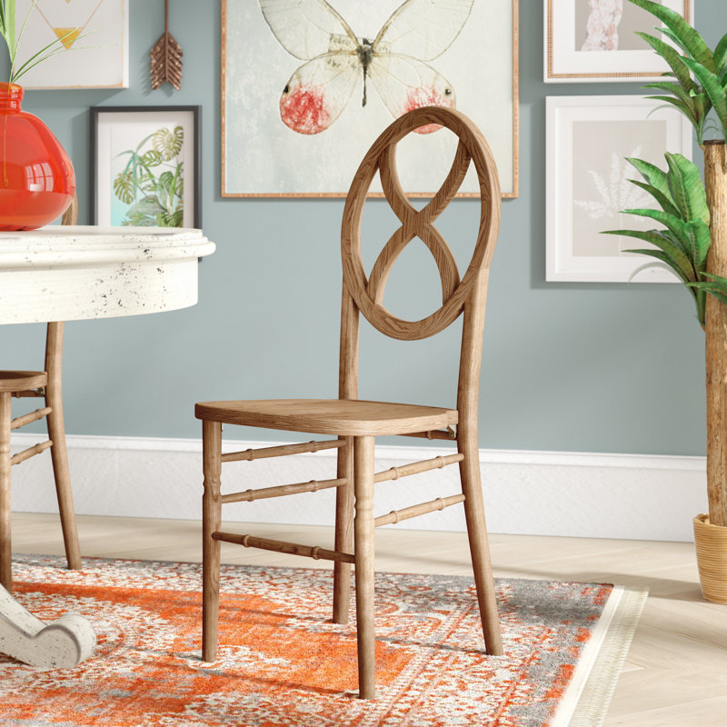 Gantz 18'' H Stacking Side Chair, Tinted Raw