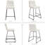 Upholstered Counter Stool with Metal Frame
