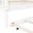 Full Size, Wooden Bed, Trundle, Shelf, , White Color Scheme, Playhouse - Style, Imaginative Adventures, Slats Tone, Roofed Design, Cozy Space, Pinewood Structure-419541365