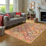 Derwyn Hand Knotted Wool Area Rug