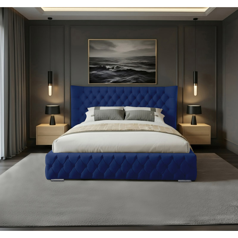 Achilleas Upholstered Bed, Parliament, Super King (6')