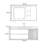 Light luxury cream style bathroom cabinet