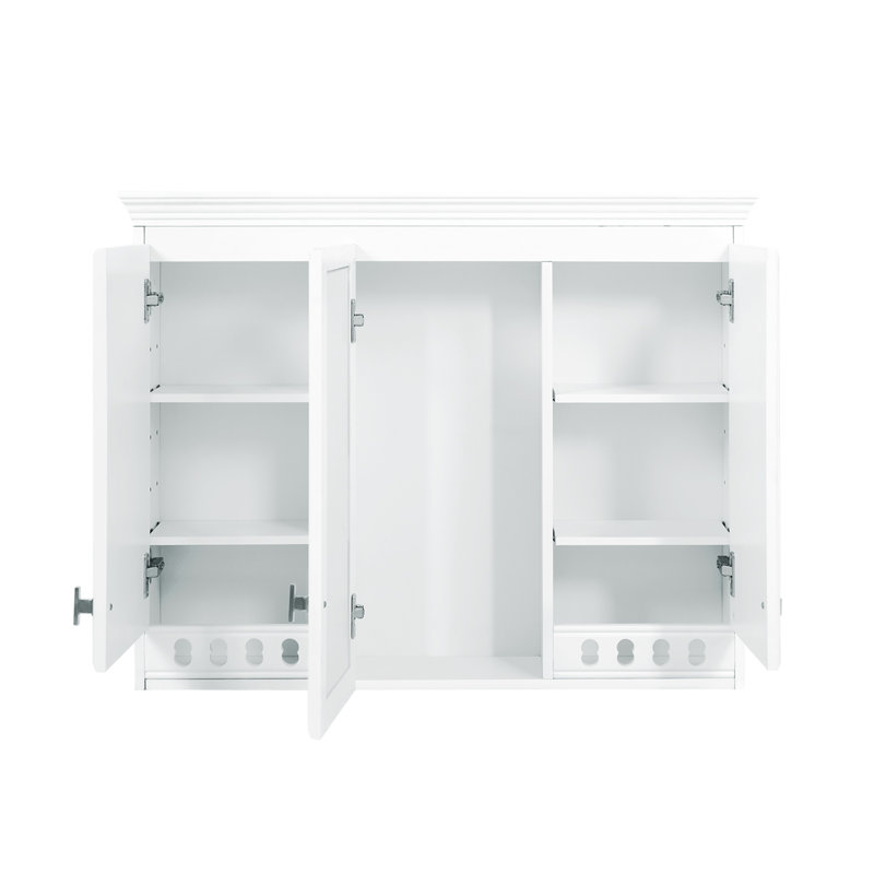 Armoires à pharmacie spacieuses, support mural moderne en bois MDF pour la maison