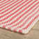 Pinstripe Red/Ivory Handwoven Indoor/Outdoor Rug