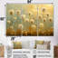 «Beige Blue Spring Dandelion Collage II», ensemble d'art mural pissenlit-107190265-107190267