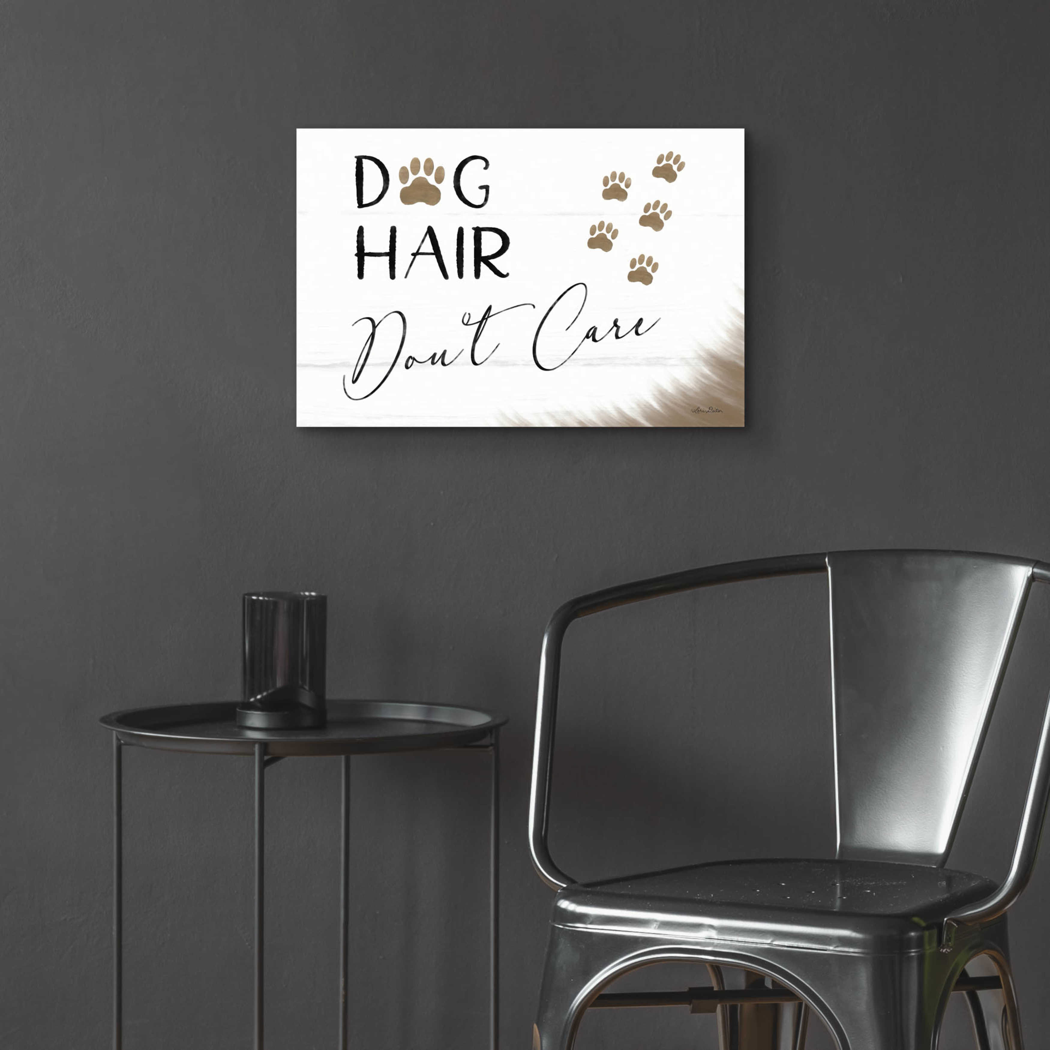 Trinx Dog Hair, Don't Care On Plastic/Acrylic by Lori Deiter Print Wayfair