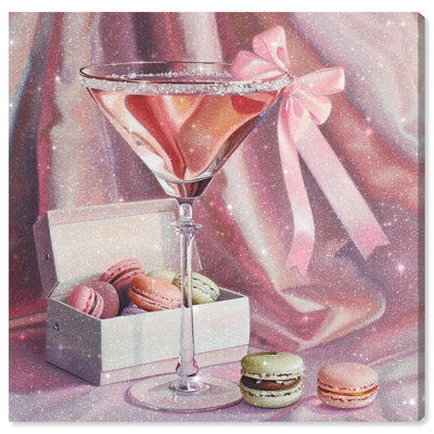 Art sur toile Macarons and Drink