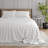  Distressed Navy Coastal Stripe Pattern Microfiber Sheet Set-982569974