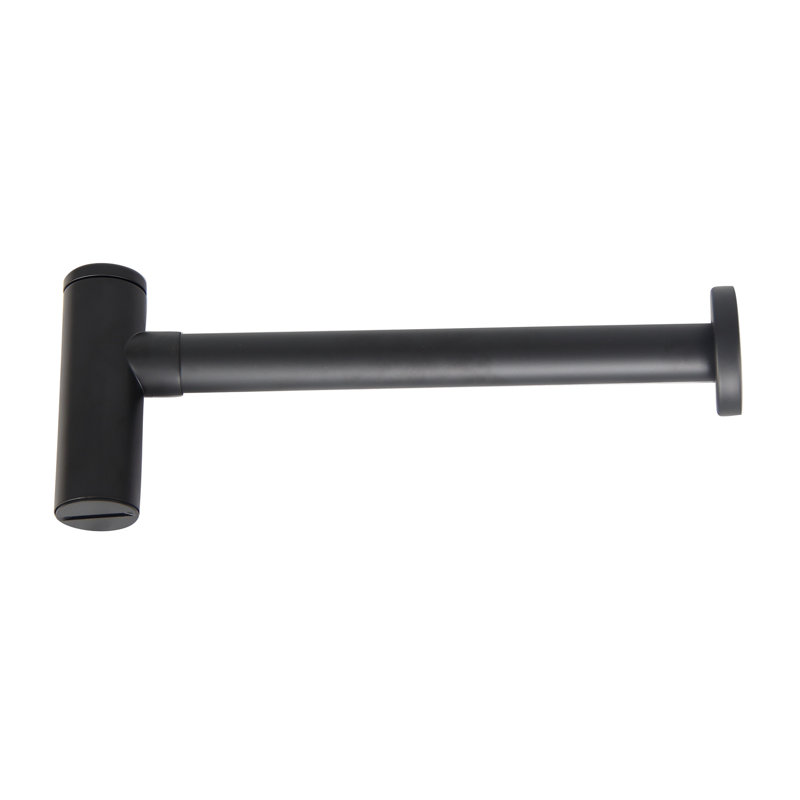 Siphon de lavabo, Noir mat