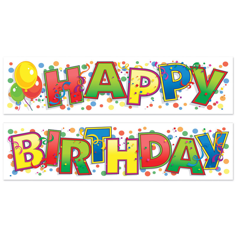 Bannière Happy Birthday