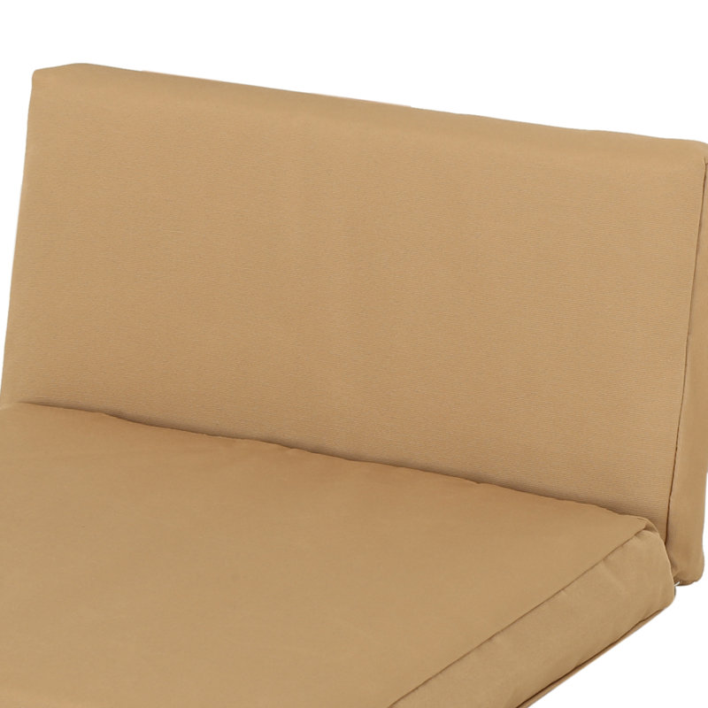 Coussin de siège / dossier d'extérieur en tissu Bilotti, Brun