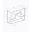 Table d'appoint contemporaine et moderne pour console, vestibule ou canapé, offrant un espace pratique pour les essentiels du quotidien