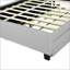 Grand lit plateforme tapissier avec tête de lit