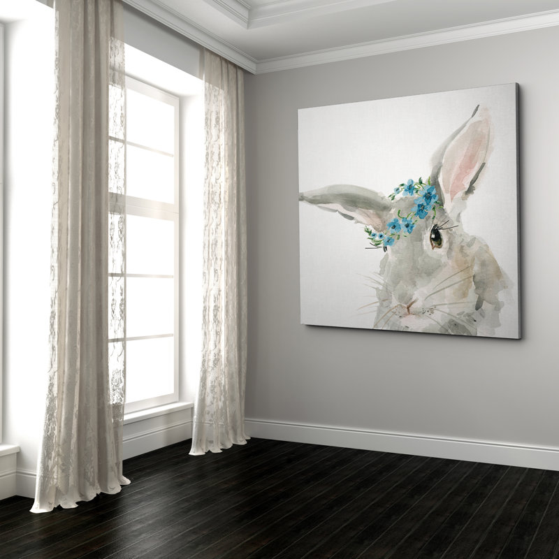 «Glamour Girls Rabbit», art sur toile, H 16 po x l 16 po x P 1,5 po, Toile tendue