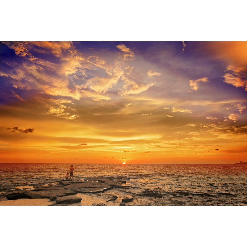 Point of Rocks Beach par Karolinaborkowski - photographie sur toile tendue, L 12 po x H 8 po