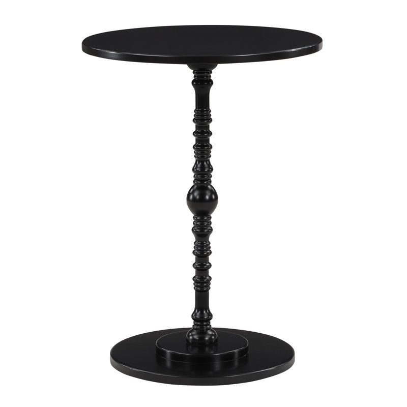 Daneysha Spindle End Table, Black