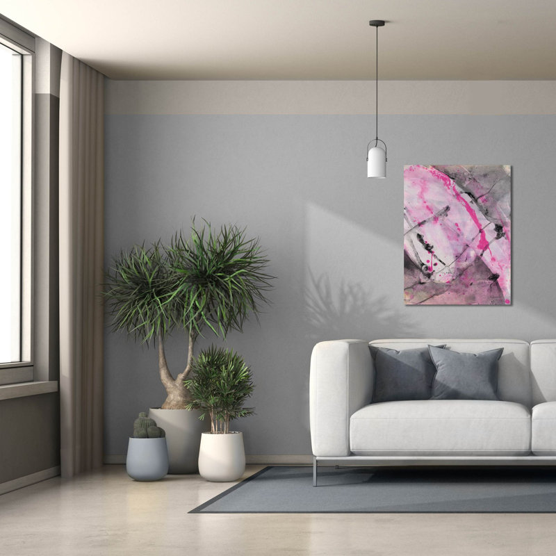 Art mural sur toile Epic Graffiti «Cracks In The Earth 2» par Albena Hristova, H 34 po x l 26 po x P 1,5 po