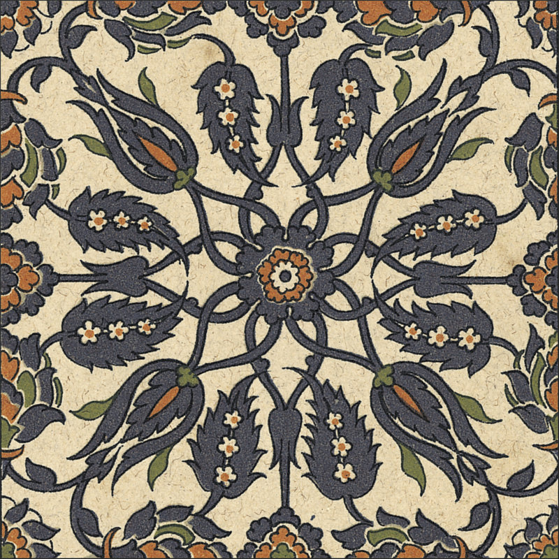 Persian Tile VII - Wrapped Canvas Print, 30cm H x 30cm W x 3.8cm D
