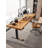 Solid Wood Electric Lifting Standing Desk-1877525042