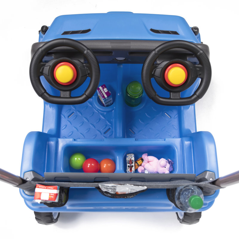 Step2 Side-By-Side Push Around Push Car and Kids Riding Toy