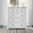 Solid Wood 5 Pieces Bedroom Sets(Bed+Nightstand*2+Chest+Dresser)-1901162634