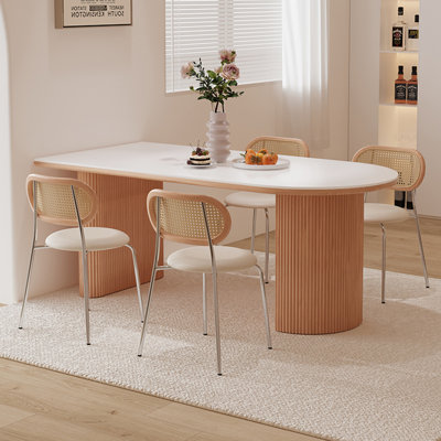 French style modern simple dining table set