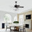 Clayton Crystal Ceiling Fan with Lights & Remote Control (Bulb Not Included)