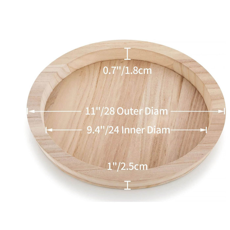 Tray, Natural Wood