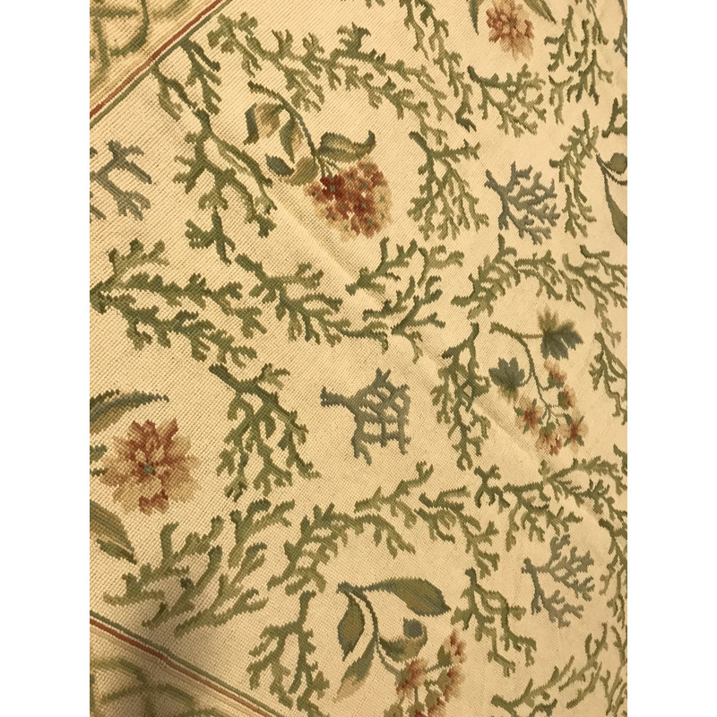 Hand-Knotted High-Quality Beige Area Rug