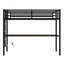 Lit mezzanine simple en métal de taille XL avec prise de courant et éclairage à DEL, peu encombrant, réduit le bruit