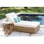 Teak Outdoor Round Teak Side Table